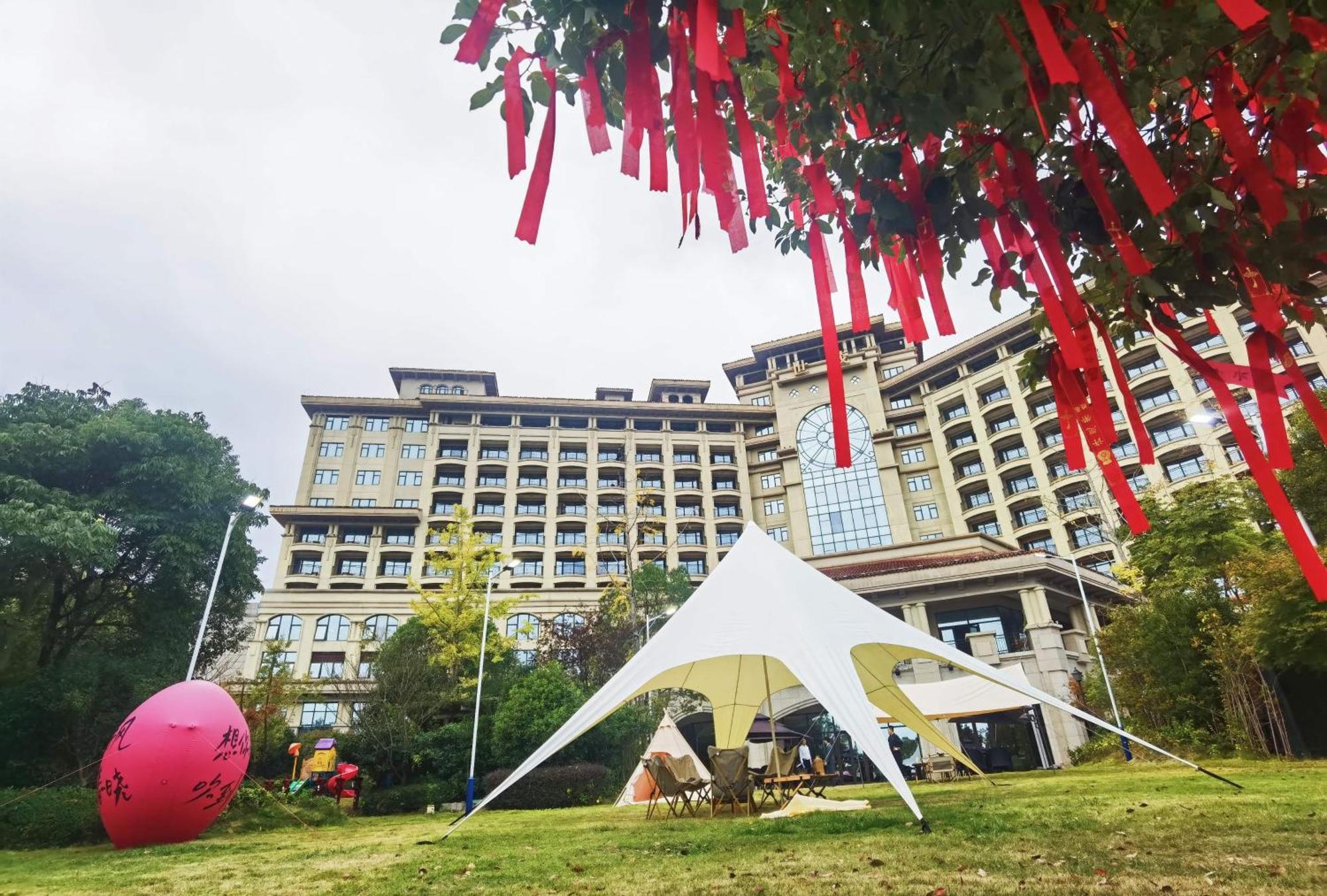 Doubletree By Hilton Ningbo - Chunxiao Hotel Ngoại thất bức ảnh